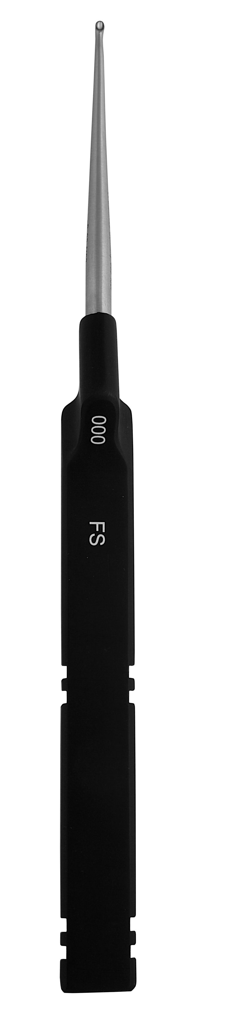 Micro Discectomy Cervical Curette 8 1/2", forward angled, 0, offset