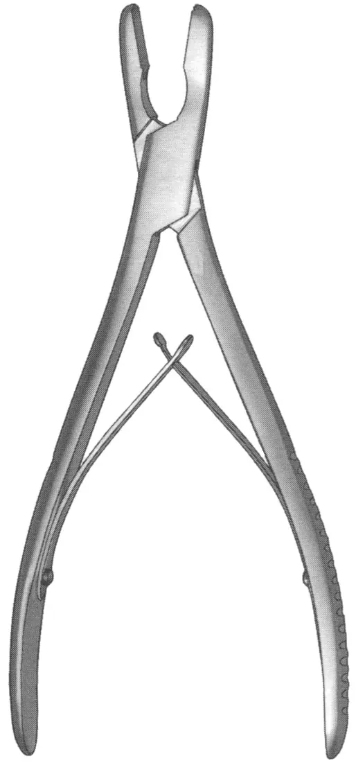 thumbnail image 2 of NATRA Ruskin Rongeurs – 18 Cm Straight Rongeur Forceps – German Made Surgical Bone Instrument 2 of 4