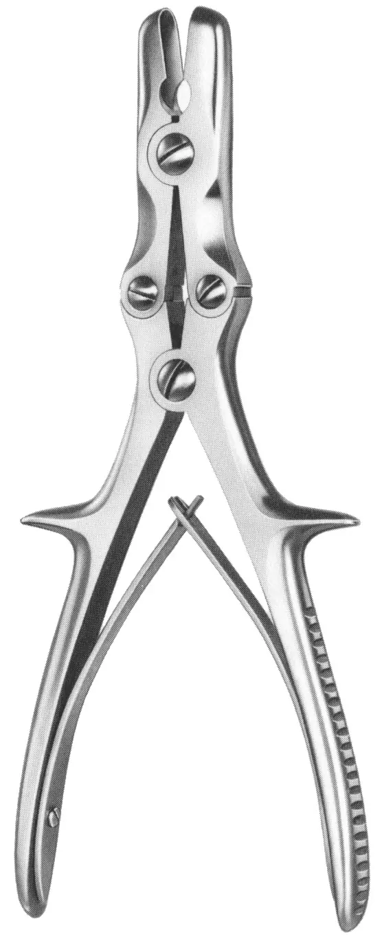 Stille Luer Bone Rongeur – Double Action, 8.75" Curved (Orthopedic Instrument, Made In Pakistan)