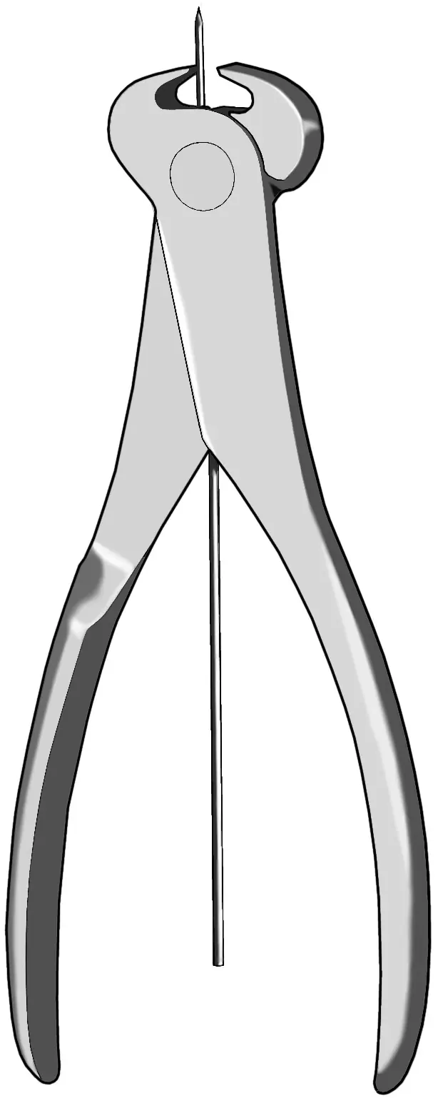 tagliatore ピン 1つ Cannulated Pin Cutter 7 1/2