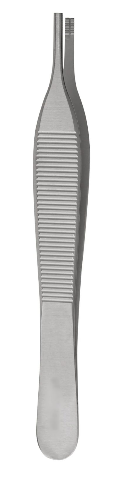 gSource g2 Adson Brown Forceps, 4 3/4" with 7x7 teeth, shown against a white background.