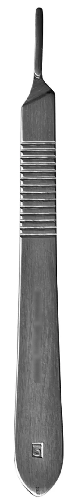 gSource g2 Scalpel Handle #3, with a mm/cm scale and 5" length, shown against a white background.