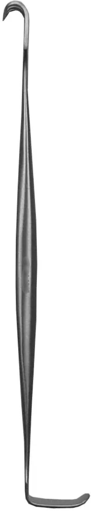 gSource g2 Senn Retractor, 6 1/4 inches, with three blunt prongs, shown against a white background.