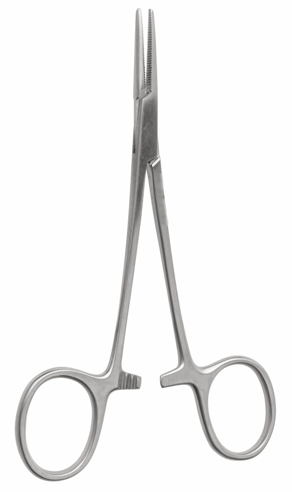 gSource gU Mosquito Forceps, 5 inches, straight (Halsted), shown against a white background.
